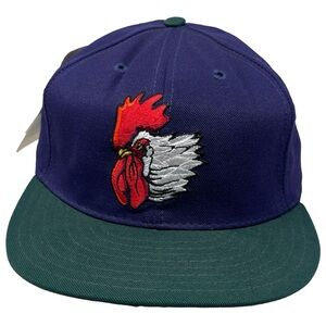 Vintage Pro-Line Port City Roosters Minor League Baseball Hat 7 3/8 USA Made